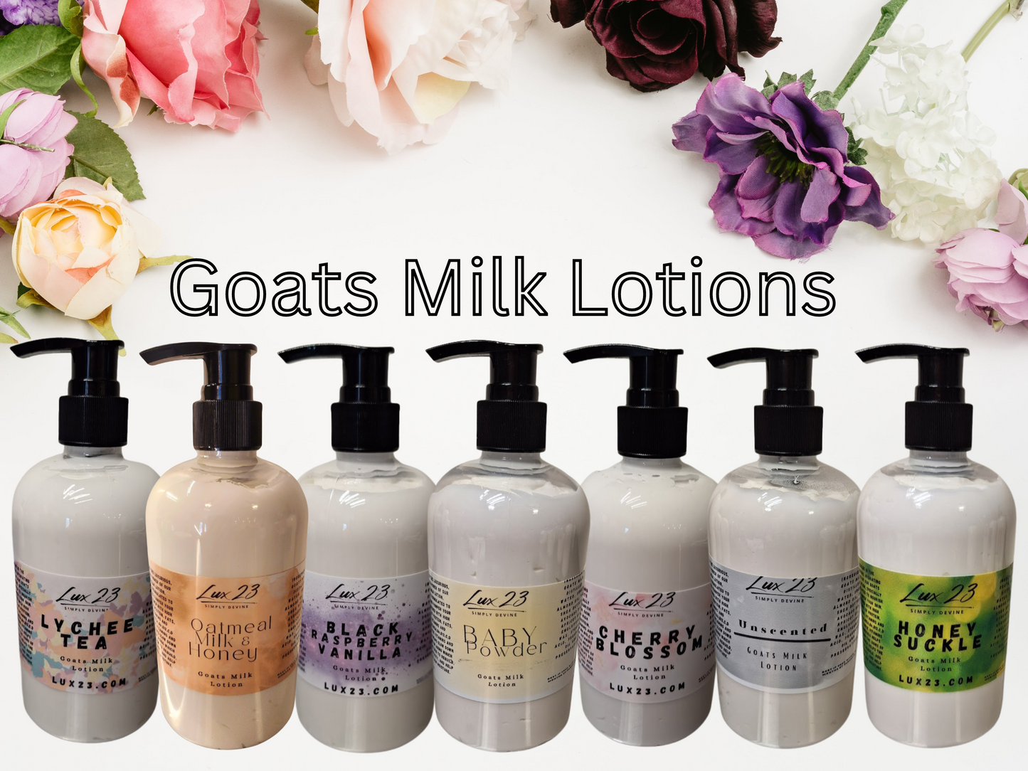 Hydrating Goats Milk Lotions -  14 oz  - *9 Scents* to choose from