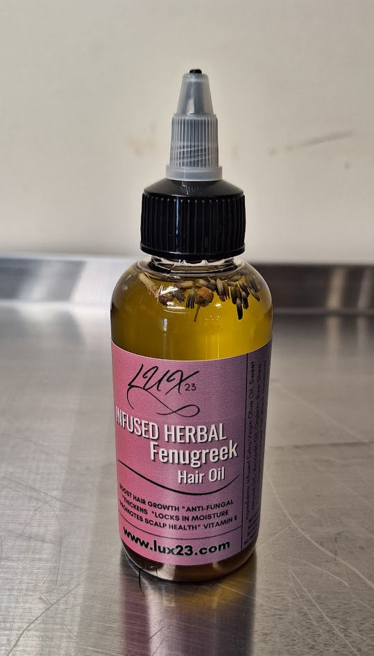 Hair Oil "Infused Herbal Fenugreek Hair Oil" 4.6 oz