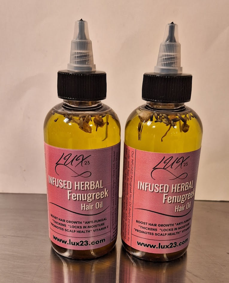 Hair Oil "Infused Herbal Fenugreek Hair Oil" 4.6 oz