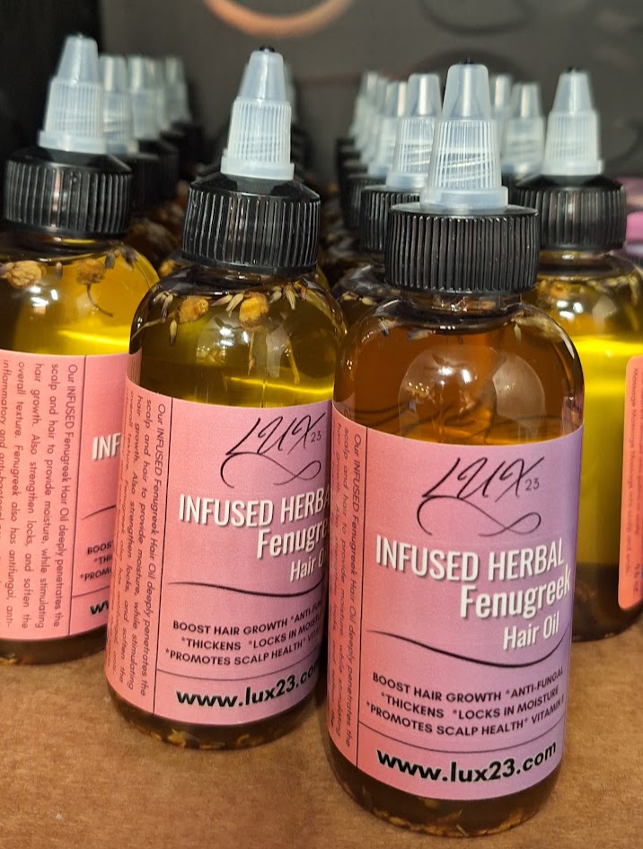 Hair Oil "Infused Herbal Fenugreek Hair Oil" 4.6 oz