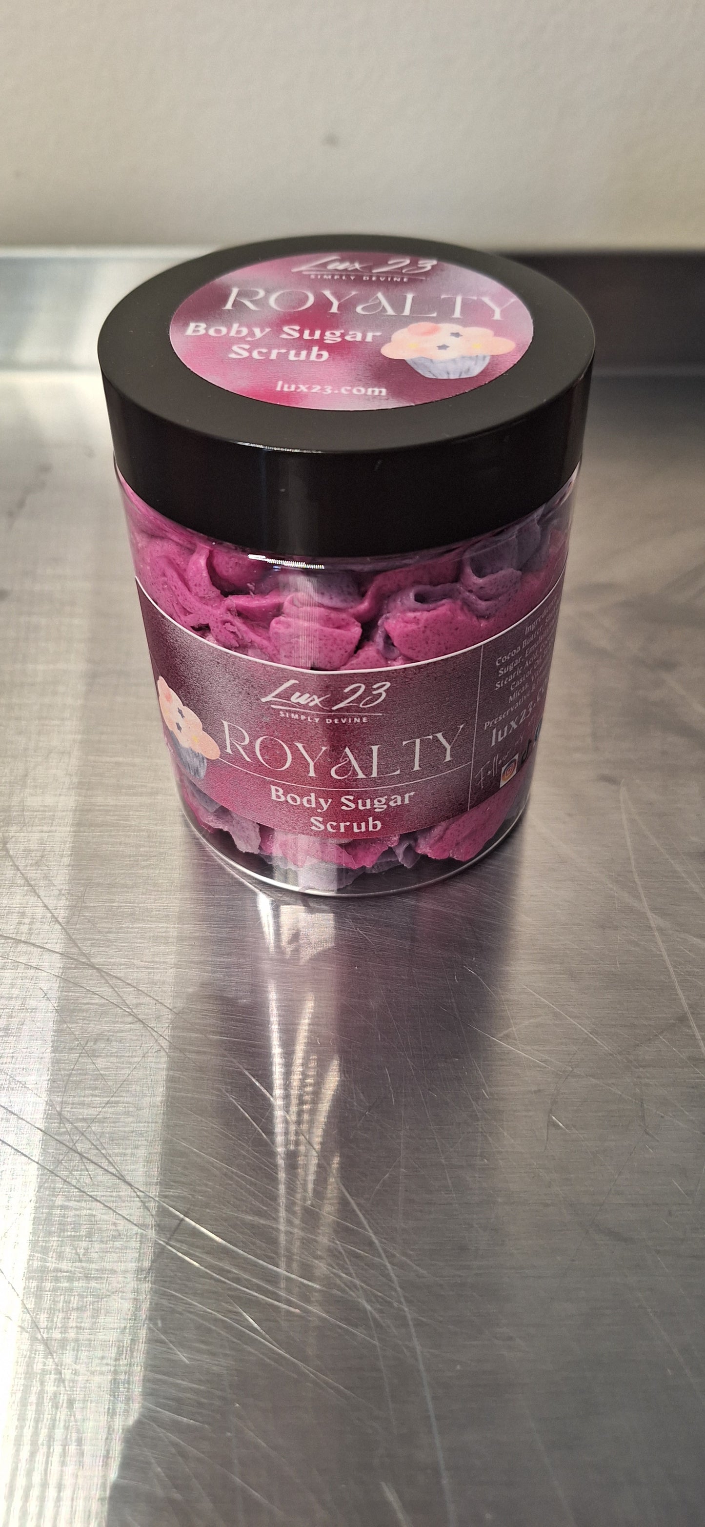 Lux Body Sugar Scrub Whipped - Royalty 7 oz